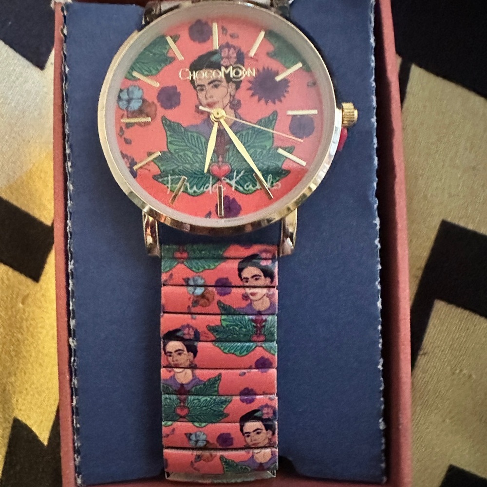 Pink Frida-Inspired Women's Watch